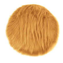 Tapis d'intérieur XIUH en laine imitation peau de mouton, antidérapant, style shaggy, pour chambre à coucher (I)