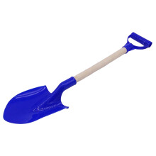 21.3inch Long Kids Beach Sand Shovels Toy Set, Compatible with Garden, Sandbox, Snow - Durable Wood Handle & ABS Scoop for Kids & Adults