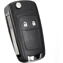 SHINING HOUSE 2 Button Key Shell Compatible with Opel Astra Insignia Meriva Mokka Zafira Adam & Chevrolet Cruze Aveo Matiz Captiva Spark Trax Orlando