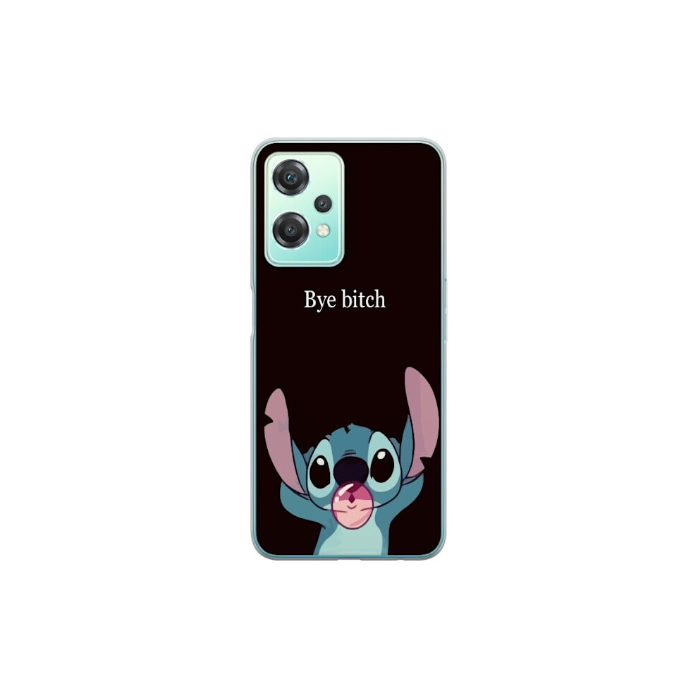 Compatible With Oneplus Nord Ce 2 Lite 5G Transparent Case Bye Bitch, Stitch 9083649975145