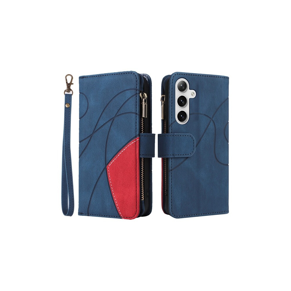 Ks Wallet Case For Compatible With Samsung Galaxy S24 - Blue 9083649975190