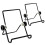 Leke 2pc Solar Panel Stand Foldable Mounting Bracket Adjustable Supporter Holder 2