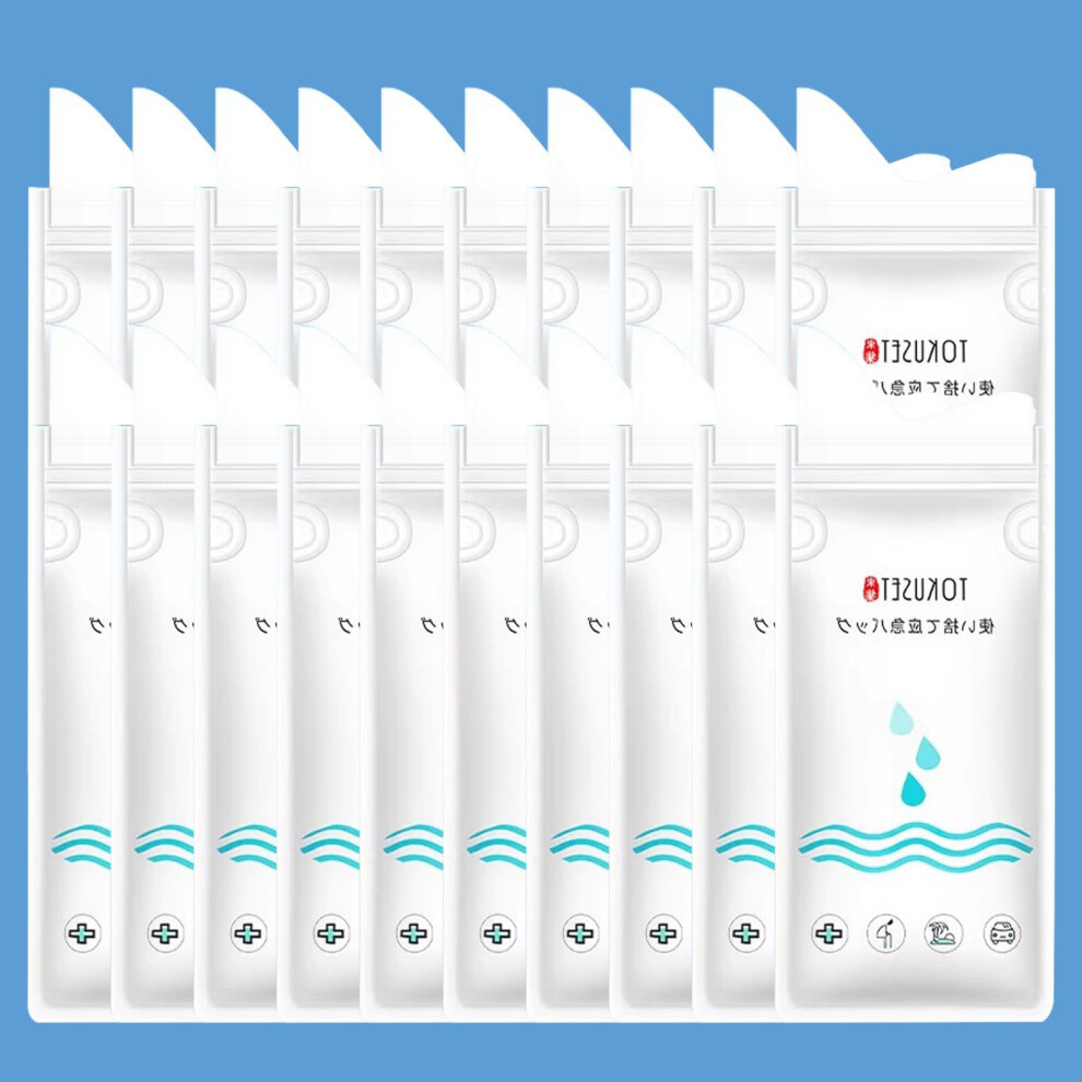 Disposable Urine Bag 750ml Leakproof Odor Control Portable Travel Urinal for Men and Women 20pcs