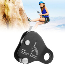 SelfLocking Climbing Ascender and Belay Device with Rope Grip for Mountaineering and Rappelling