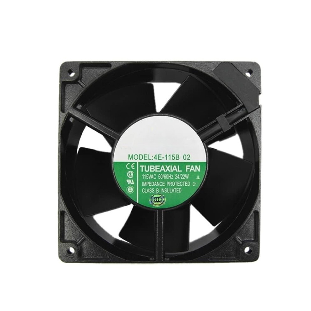 Cooling Cabinet Fan 120Mm 115V Ac Axial Exhaust Airflow Low Noise Energy Saving 9164114644824