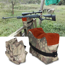 Unbefüllte Schusssandbags mit Tragegurt, 22x10x20cm (Braun camouflage)