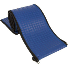 Échelle et housse de rampe bleues de 2,4 m (8 pi) pour piscine creusée, diamètre de 4,8 cm (1,9 po), antidérapantes, résistantes au soleil, en