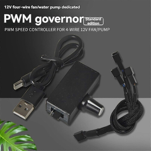 Ελεγκτής ταχύτητας PWM, ελεγκτής ανεμιστήρα PWM 12V4Pin, τροφοδοτικό USB TYPE-C, ψυγείο 1
