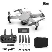 Foldable Drone with Dual 1080P HD FPV Camera, Altitude Hold, Headless Mode, Speed Adjustment - Compatible with Remote Control Toys Gifts