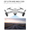 Πτυσσόμενο Drone με Διπλή Κάμερα FPV HD 1080P, Διατήρηση Υψομέτρου, Λειτουργία Headless, 7