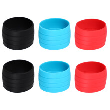 Stuurhandvat hoes fiets bevestigingsring siliconen outdoor accessoires wikkeltape silicagel 6 paar