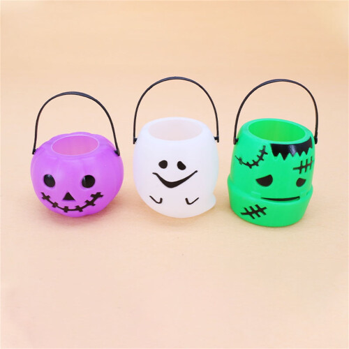 Κουβάς SHIMELE με κολοκύθες για το Halloween - Πλαστικός κουβάς με γλυκά για διακοσμήσεις 1