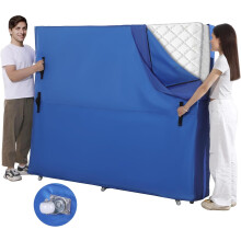 Sac de déménagement à roulettes pour matelas, housse imperméable extra épaisse pour le déménagement et le rangement, protège-matelas