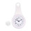 Waterproof Wall Clock Bathroom Mute Wall Clock Suction Cups Hanging Clock (White without Battery) 2