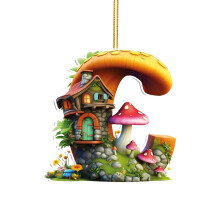 Guirlanda decorativa para porta de entrada com o sobrenome ShunRuiPi, para uso o ano todo, com placas suspensas inspiradas na natureza, conjunto de