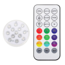 Candele Luci subacquee per laghetti Luci sommergibili Luci a LED per piscina Luce subacquea Telecomando Plastica