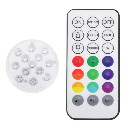 Candles Underwater Lights for Ponds Submersible Lights LED Pool Lights Diving Light Remote Control Plastic