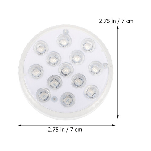 Candles Underwater Lights for Ponds Submersible Lights LED Pool Lights Diving Light Remote Control Plastic 2