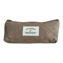Poaug Penar cu Desene Animate Pencil Bag Pencil Wrap Holder Pencil Case Cosmetic Makeup Moned Husă la reducere Instrumente Maro