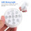 Candles Underwater Lights for Ponds Submersible Lights LED Pool Lights Diving Light Remote Control Plastic 6