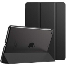 Étui rigide fin avec support, compatible avec iPad 10,2 pouces et iPad 9e/8e/7e génération (2021/2020/2019).