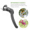 2 Pcs Scissor Fruit Picker Attachment Picker Grabber Long Pole Fruit Collector Fruit Picker Handle Grasp Plastic 2