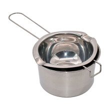 304 Melting Wax Pot Heating Pot Chocolate Melting Water Heating Pot Baking Utensils Melting Wax Heating Outside Pot Inside Pot