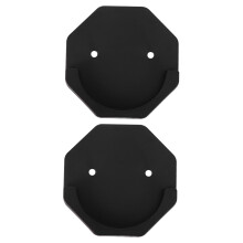 2 Pack Adhesive Shower Curtain Rod Holders AntiSlip Tension Support Mounts for Bathroom