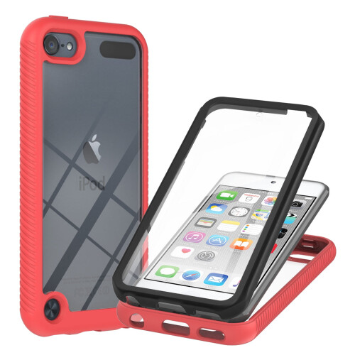 Θήκη iPod Touch5 6 7, Ανθεκτικό, αντικραδασμικό, διαφανές πίσω κάλυμμα TOPSHE με