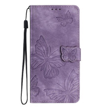 Flip Case for compatible with Samsung Galaxy A20e Card Slots Holder Butterfly Magnetic Closure Pu Leather Wallet