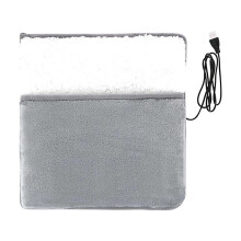 Încălzitor electric pentru picioare - Pernă încălzitoare USB extra mare pentru pat, birou, sub birou, oprire automată, lavabilă la mașină,