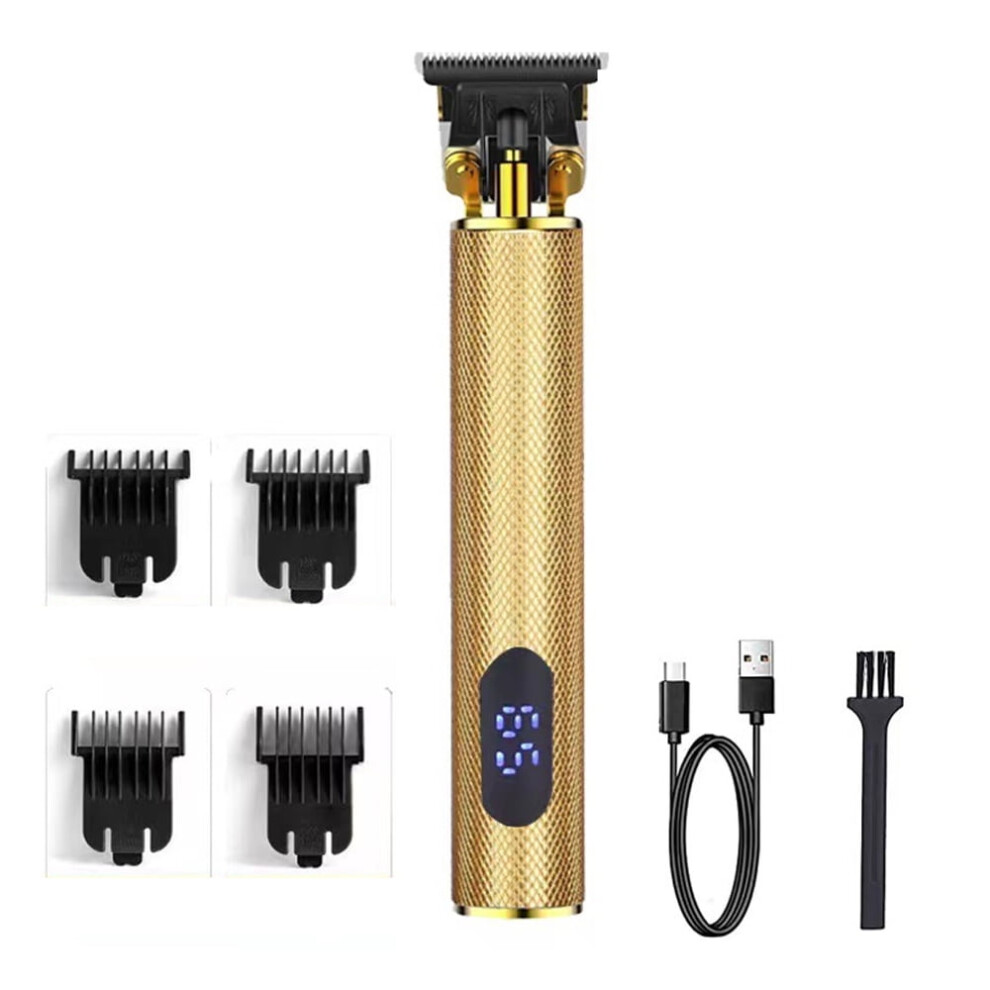 Hair Clippers for Men, Professional Hair Trimmer Gapped Cordless Rechargeable Edger with LED Display