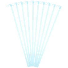 Japanese Carp Guide Flag Flagpole 12 Pcs Mini Plastic Easy to Store Small Poles Fish Windsock Flagpoles