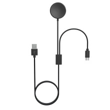 Nabíjací kábel jixopn2v1USB C PD a bezdrôtová nabíjacia stanica5V1A Prenosný pre kompatibilné so Samsung Galaxy Watch4/4Classic/3/Active1/2