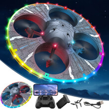 Cyber_Monday Deals 2024 Viflosae S163 Foam UAV UFO Multi Light Variable Intelligent Obstacle Avoidance Aerial Camera Electronics Gadgets