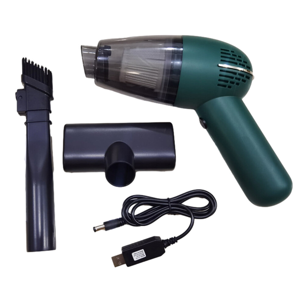 Tahtuvzn Home Appliances Clearance! Car Portable Handheld Small Vacuum Cleaner Wireless Home Car Rechargeable High-Power Powerful Vacuum Cleaner Green 9395123650630
