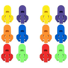 Ouvre-boîtes manuel facile, lot de 12 ouvre-boîtes colorés pour sodas et bières, en plastique de qualité supérieure.