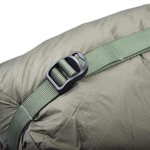 Waterproof Sleeping Bag Compression Sack, Durable Nylon Stuff Sack for Hiking and Backpacking, Army Green 2
