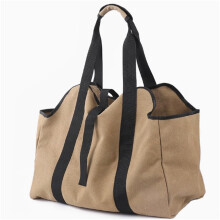 Firewood Carrier Log Tote Bag Waterproof Canvas Large Capacity with Handles for Camping and Indoor Use