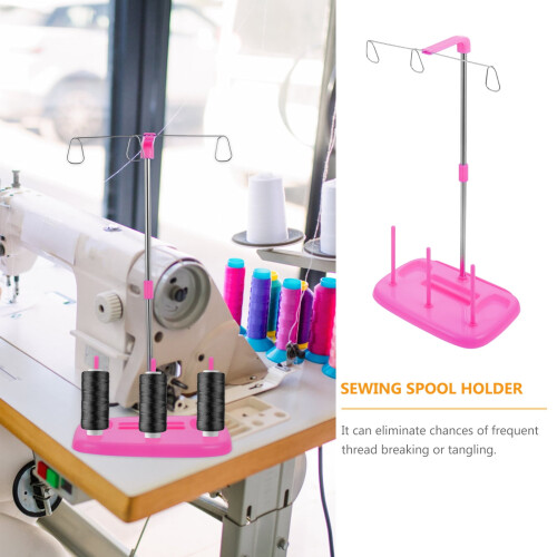 3 Pieces Sewing Machine Thread Stand Embroidery Floss Bobbins Supply Multi Spool Quilting 2