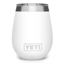 Rambler Vacuum Wine Tumbler with MagSlider Lid WHITE