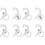 Kit d'outils pour 8 disjoncteurs miniatures MCB (disjoncteurs de verrouillage) 1