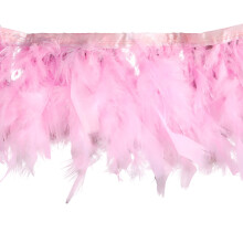 YUEHAO Hangs 100cm 10 To 13CM Turkey Feather Trim Fringe For Home Decor Sewing Craft Decoration home decor