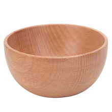 Bol en bois Dekaim, bol rond pour riz, soupe, salade, ustensile de cuisine, récipient alimentaire, accessoire de table (milieu)