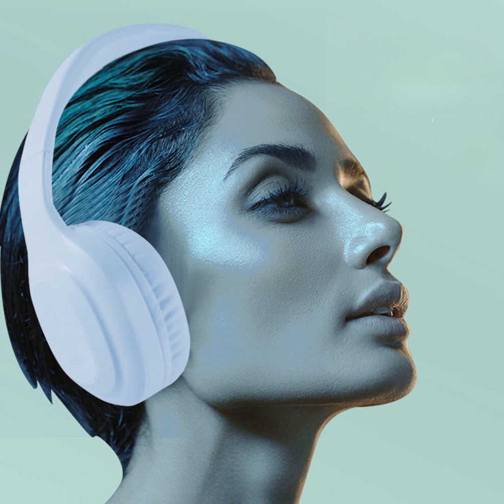 Txmfgh Over-Ear Wireless Headset With 180-Hour Battery Life And Microphone, Supports Aux And Card Playback 9395123753423