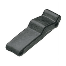 Southco verdeckter Soft-Türriegel mit Schließblech – Schwarzes Gummi