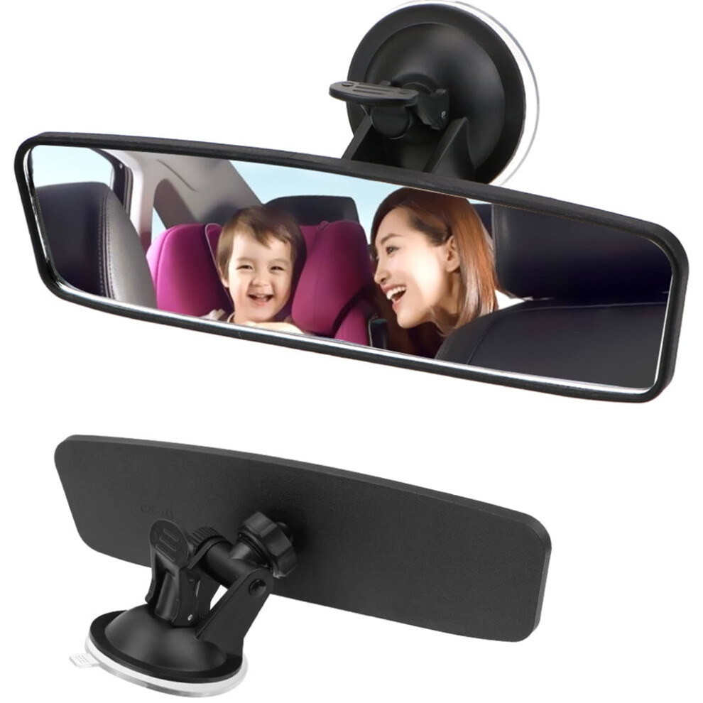 Anti-Glare Rearview Mirror, Hd Universal Car Interior Mirror With Adjustable Suction Cup (360 Adjustable Angle) 9395123754956