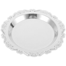 3 piezas de vajilla: bandeja para frutas, bandeja para té de la tarde, calcetín navideño, mini vasos de papel y platos de postre.