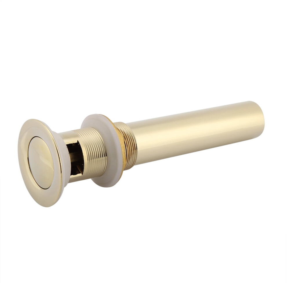 Desagã¼E Emergente, Delaman G1-1/4 "Conjunto De Desagã¼E Emergente Para Lavabo De Baã±O De Latã³N Con Desbordamiento Accesorios De Baã±O(Oro) 9110895197981