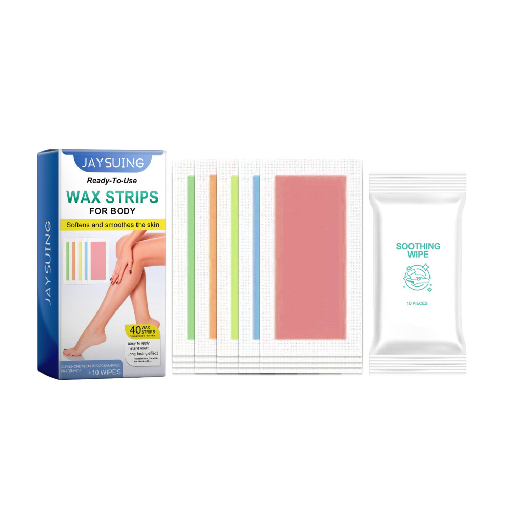 Hair removal wax paper body, arms, armpits, legs, gentle, non irritating, fast and smooth hair removal patches
